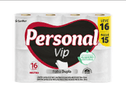 (R$ 1,07 ROLO / LEVE 2un. R$ 17,15 CADA) Papel Higiênico Personal Vip 30m Folha Dupla 16 Rolos
