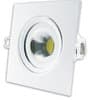 Spot Supimpa LED, Quadrado, Luz amarela 3000K, 5W, Bivolt, Avant, branca