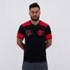 Camiseta Braziline Flamengo Zico P Preto/Vermelho