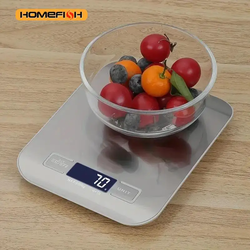 Balança eletrônica de cozimento de pastelaria de alta precisão, cozinha doméstica, pequena balança de cozimento de alimentos, 10kg/1g, pesagem precisa - 1